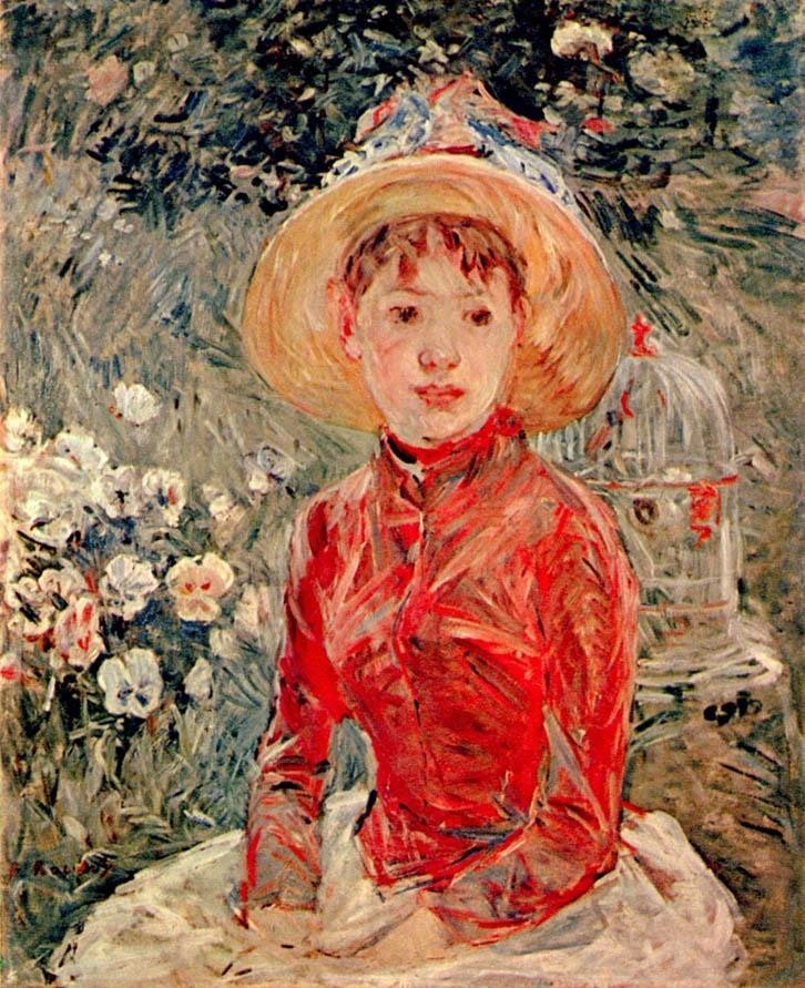 Berthe Morisot Young Girl with Cage